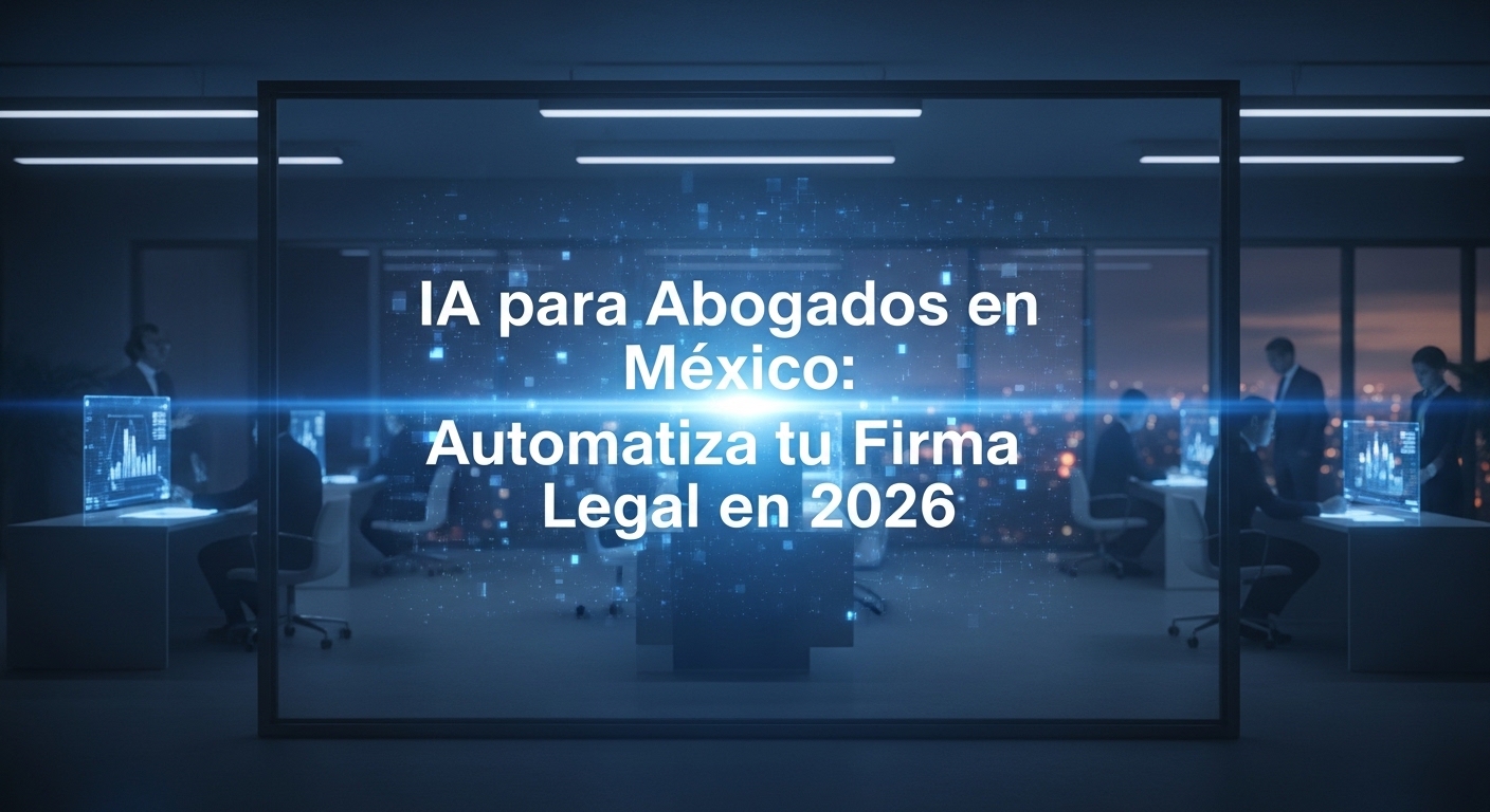 IA para Abogados en México: Automatiza tu Despacho Jurídico en 2026