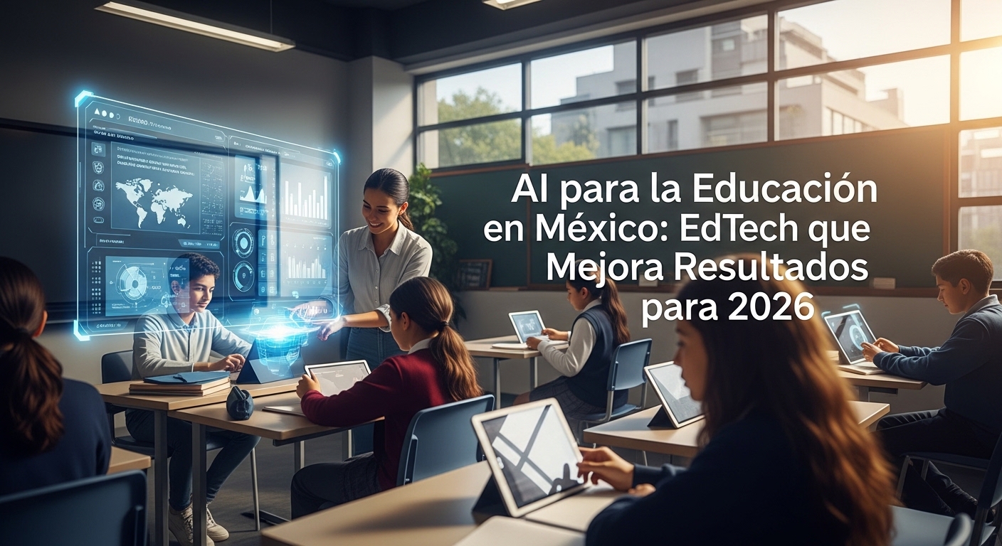 IA para Educación en México: EdTech que Mejora Resultados en 2026