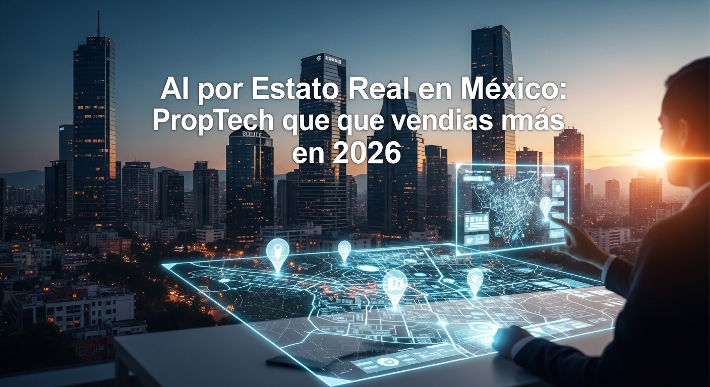IA para Inmobiliarias en México: PropTech que Vende Más en 2026