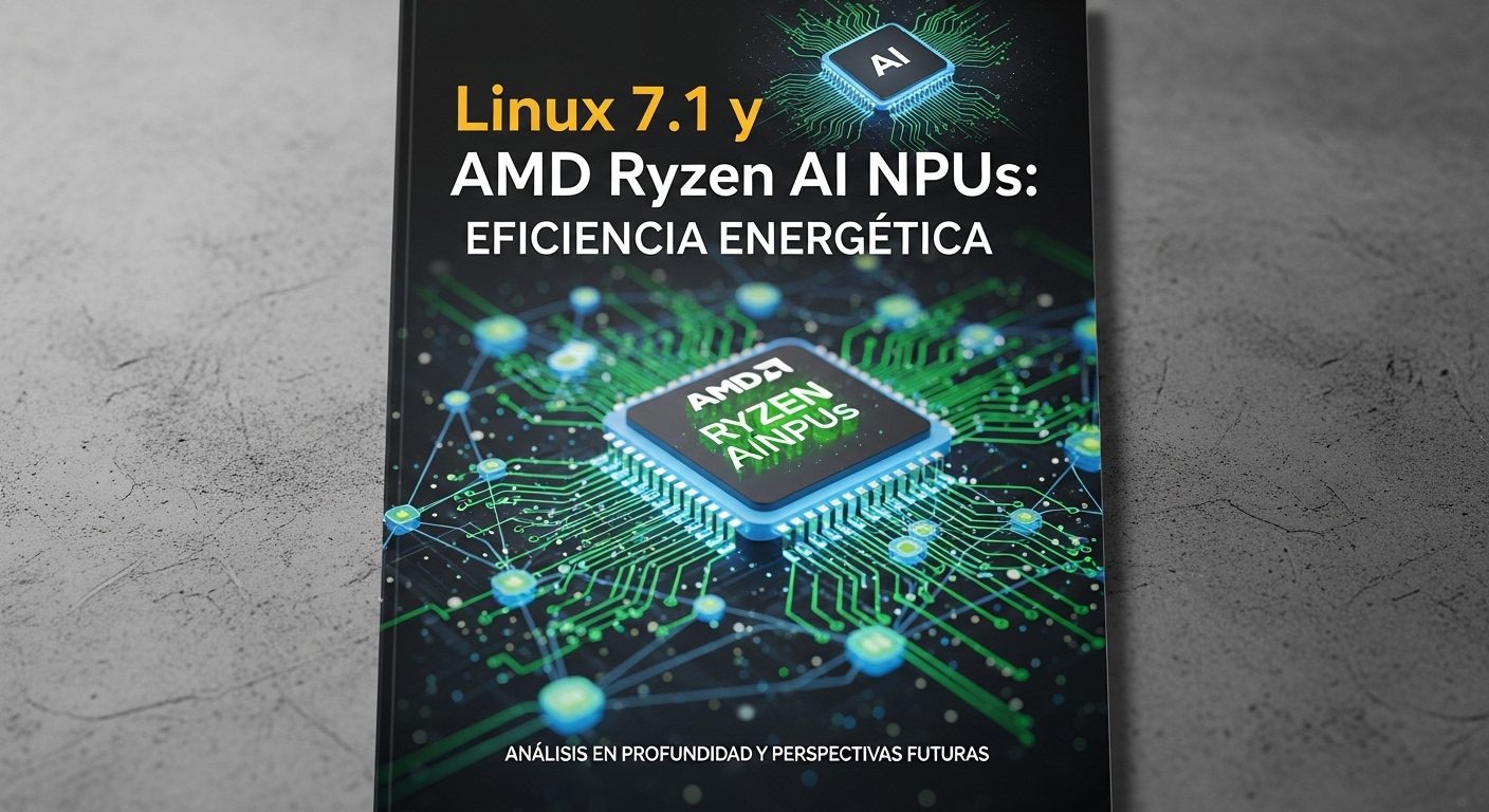 Linux 7.1 y las NPU de AMD Ryzen AI: Eficiencia Energética