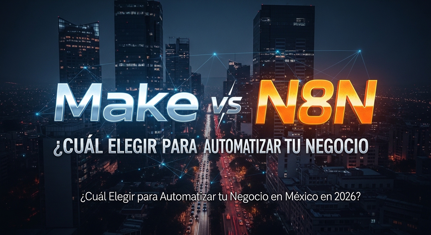 Make vs N8N: ¿Cuál Elegir para Automatizar tu Empresa en México en 2026?