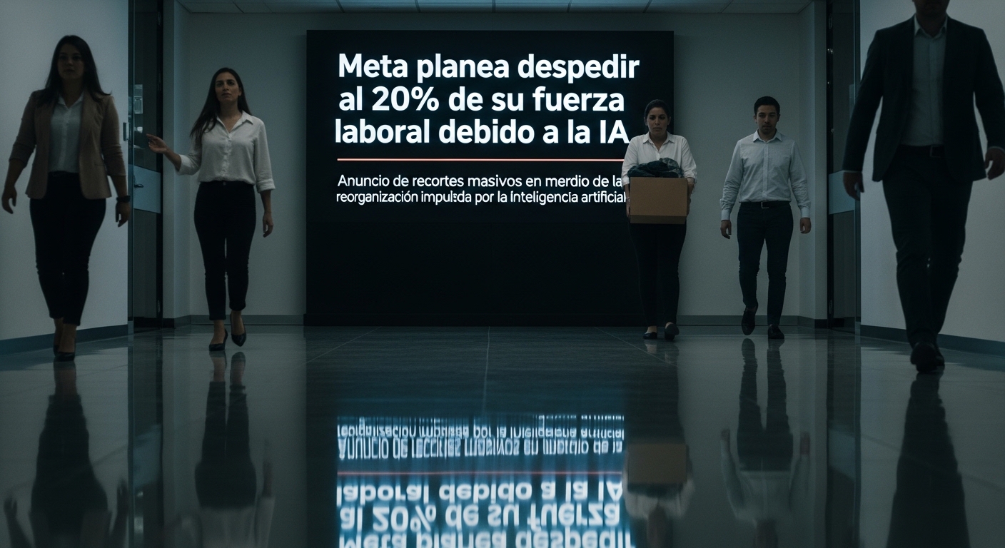 Meta planea despedir al 20% de su plantilla por la IA