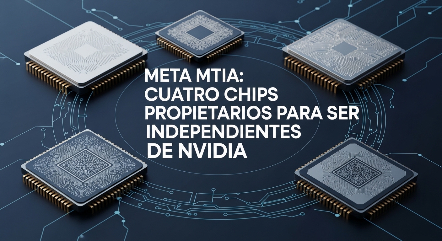 Meta MTIA: Cuatro Chips Propios para Independizarse de Nvidia