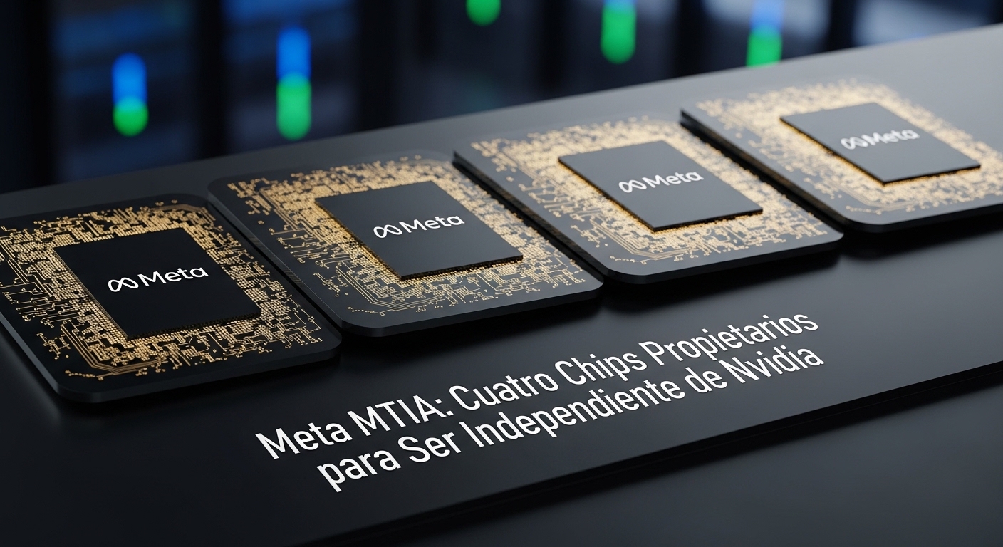 Meta MTIA: Cuatro Chips Propios para Independizarse de Nvidia