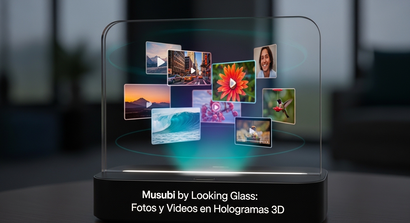 Musubi de Looking Glass: Fotos y Vídeos en Hologramas 3D