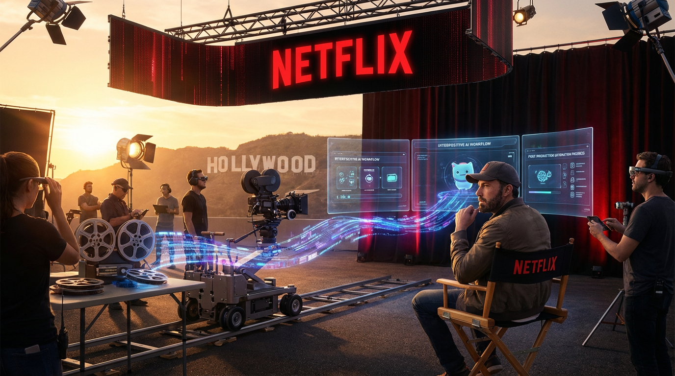 Netflix adquiere InterPositive, la IA cinematográfica de Ben Affleck