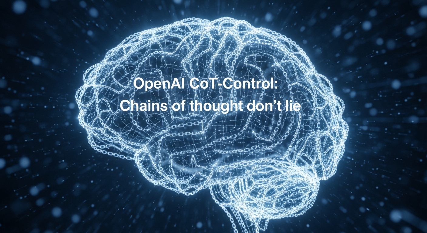 OpenAI CoT-Control: Las cadenas de pensamiento no mienten