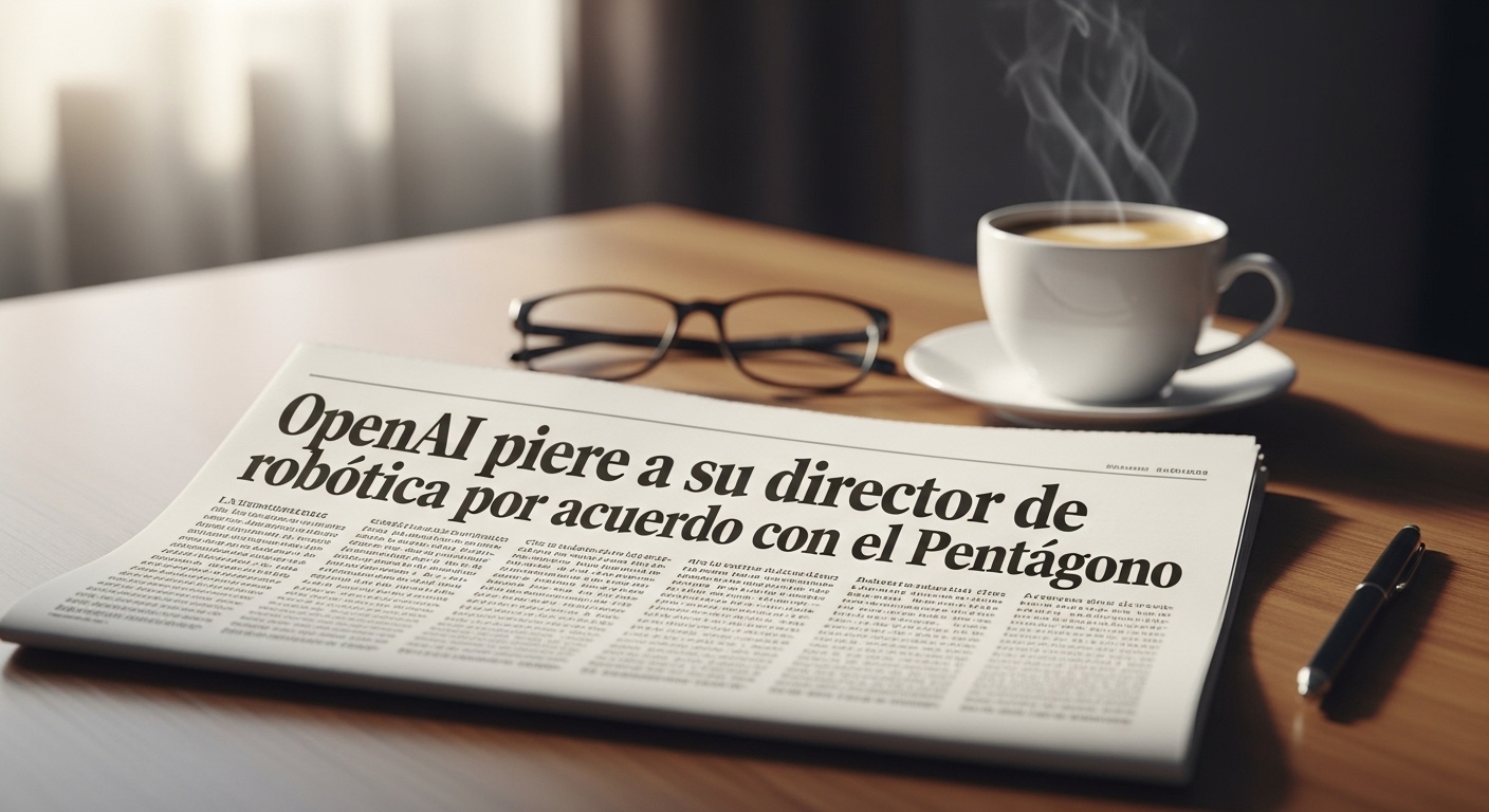 OpenAI pierde a su directora de robótica por acuerdo con el Pentágono