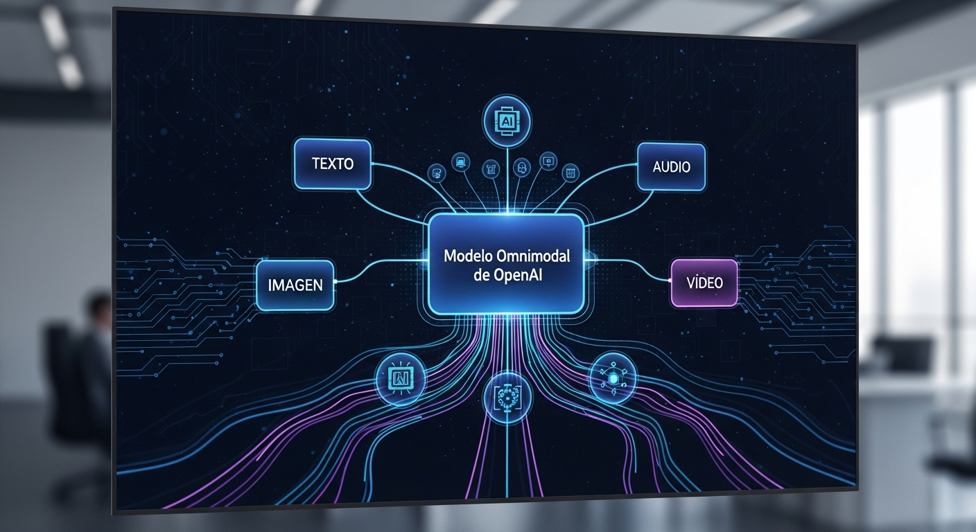 OpenAI insinúa modelo omnimodal: texto, imagen, audio y video