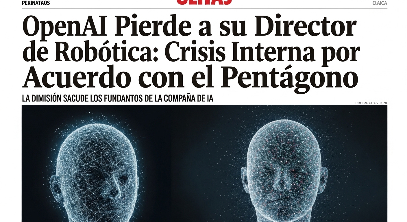 OpenAI pierde a su jefa de robótica: Crisis interna por acuerdo con el Pentágono