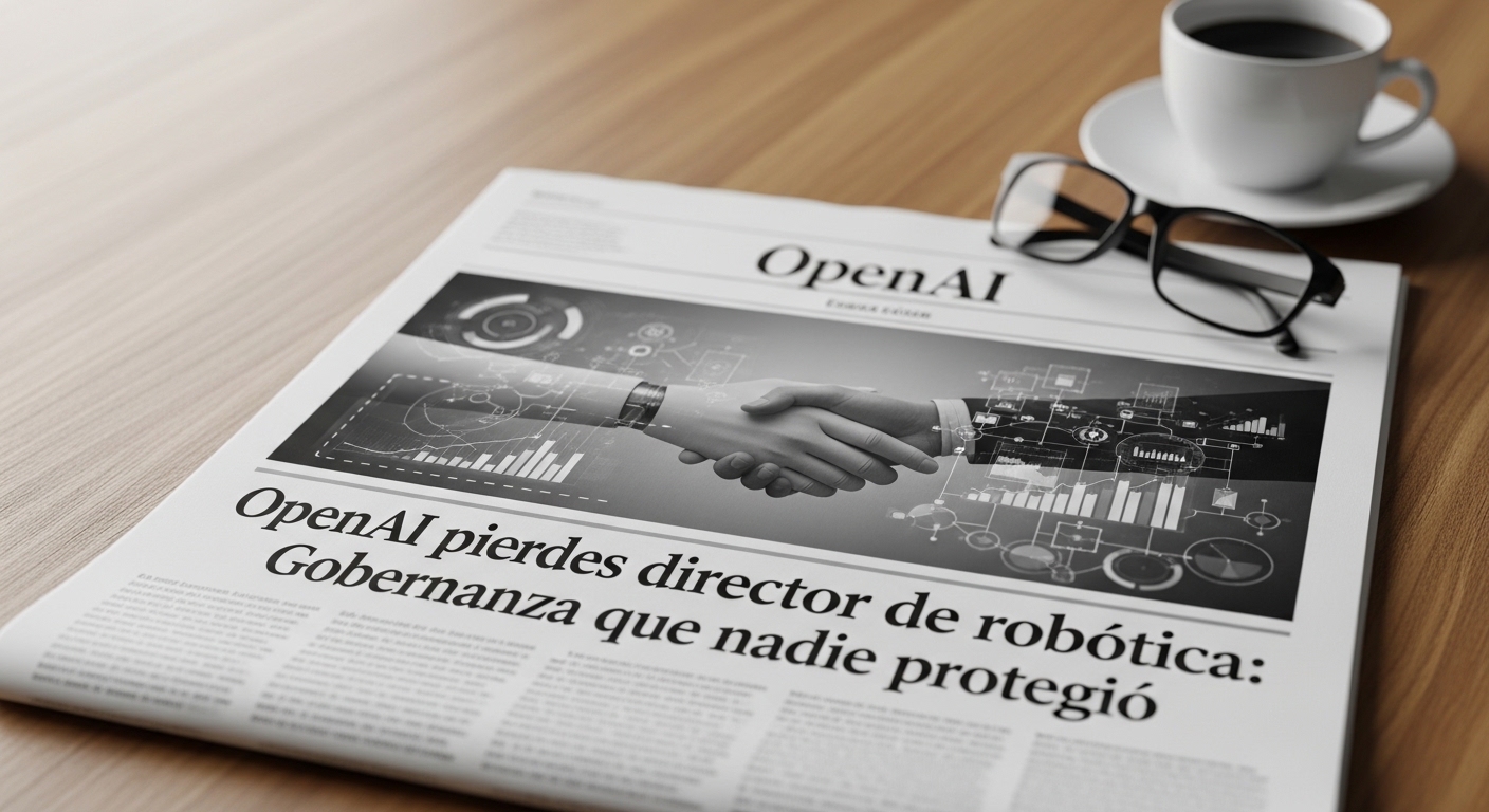 OpenAI pierde directora de robótica: La gobernanza que nadie blindó
