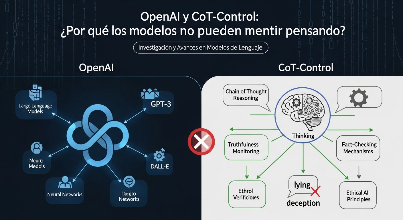 OpenAI y CoT-Control: Por qué los modelos no pueden mentir pensando