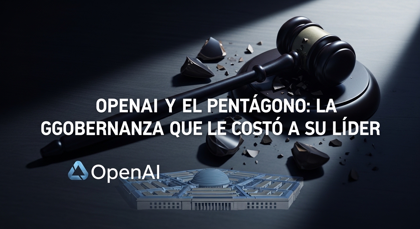 OpenAI y el Pentágono: La Gobernanza que Costó su Líder