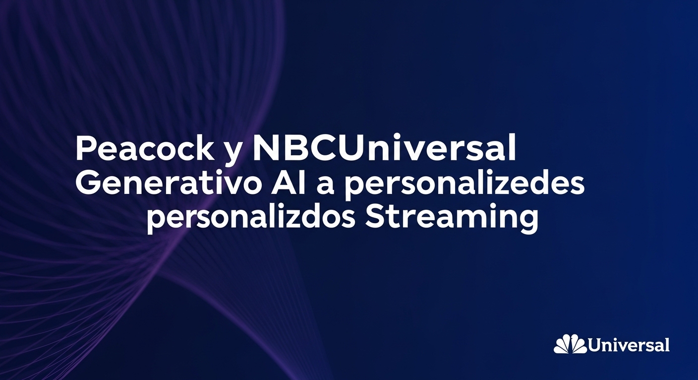 Peacock y NBCUniversal: IA Generativa para Streaming Personalizado