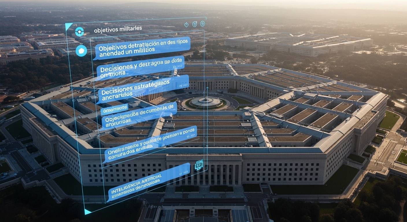 Pentágono y la IA: Chatbots para Decisiones de Objetivos Militares