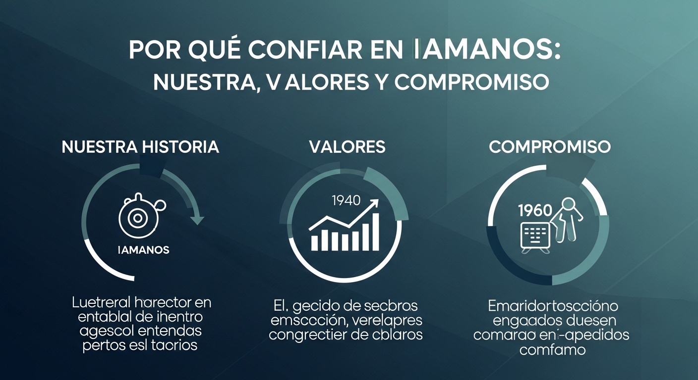 Por Qué Confiar en IAmanos: Nuestra Historia, Valores y Compromiso