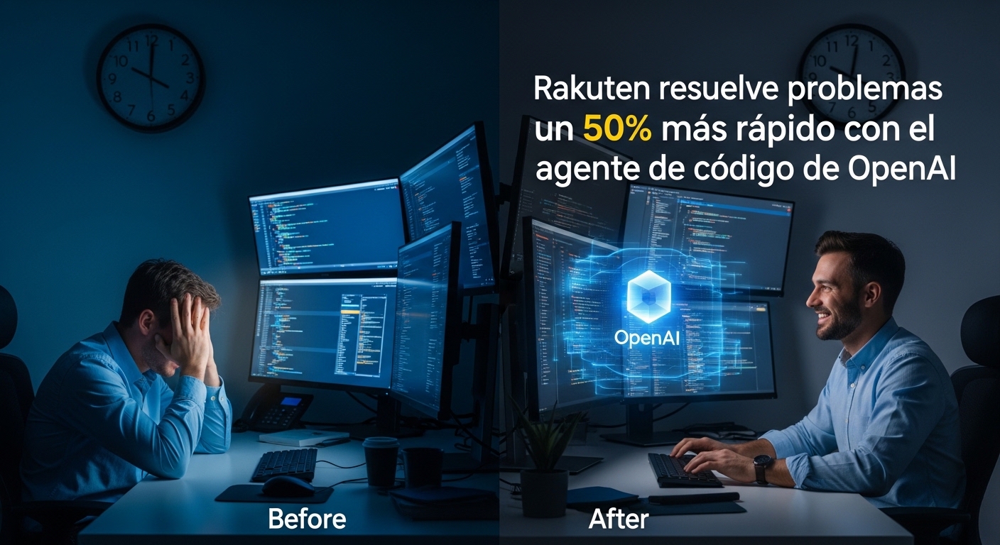 Rakuten resuelve incidencias 50% más rápido con agente de código OpenAI