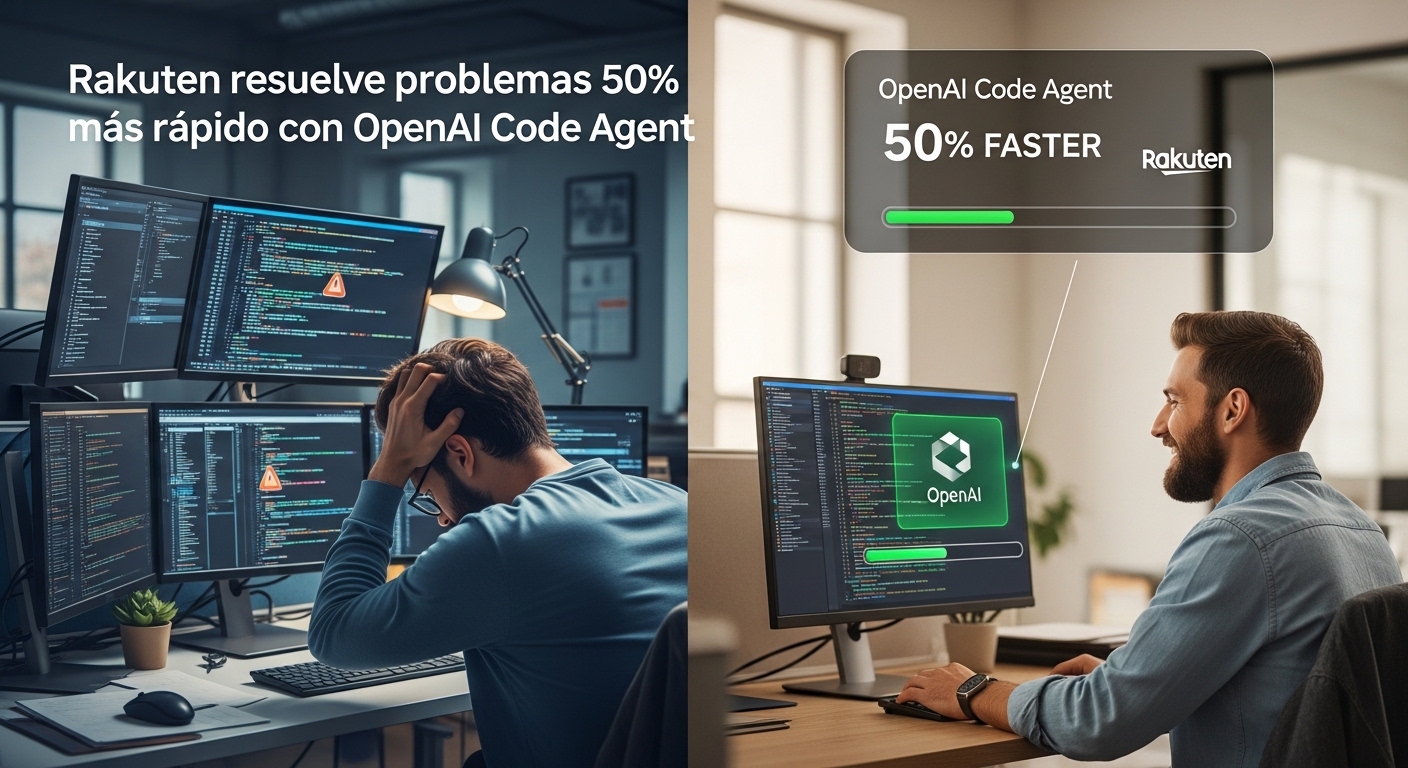 Rakuten resuelve incidencias 50% más rápido con el Agente de Código de OpenAI