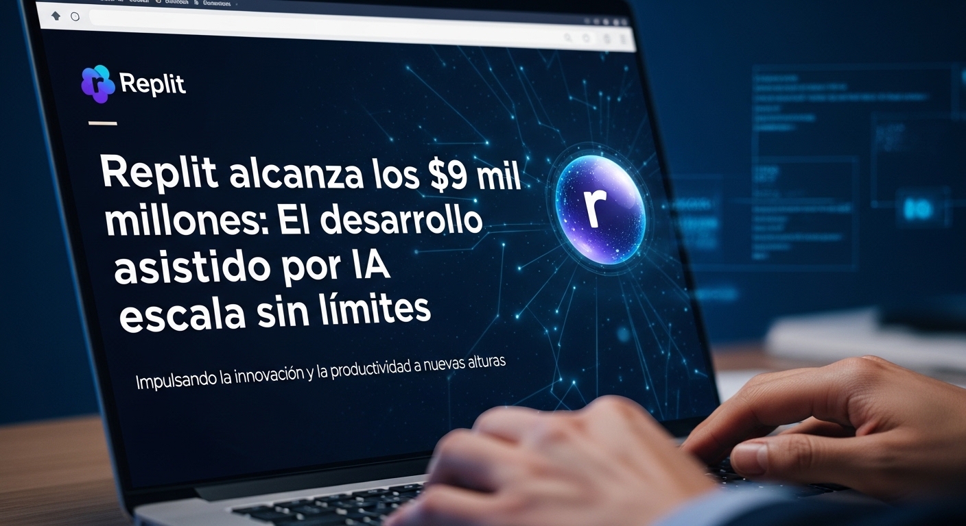Replit llega a 9.000 MDD: El desarrollo asistido por IA escala sin techo