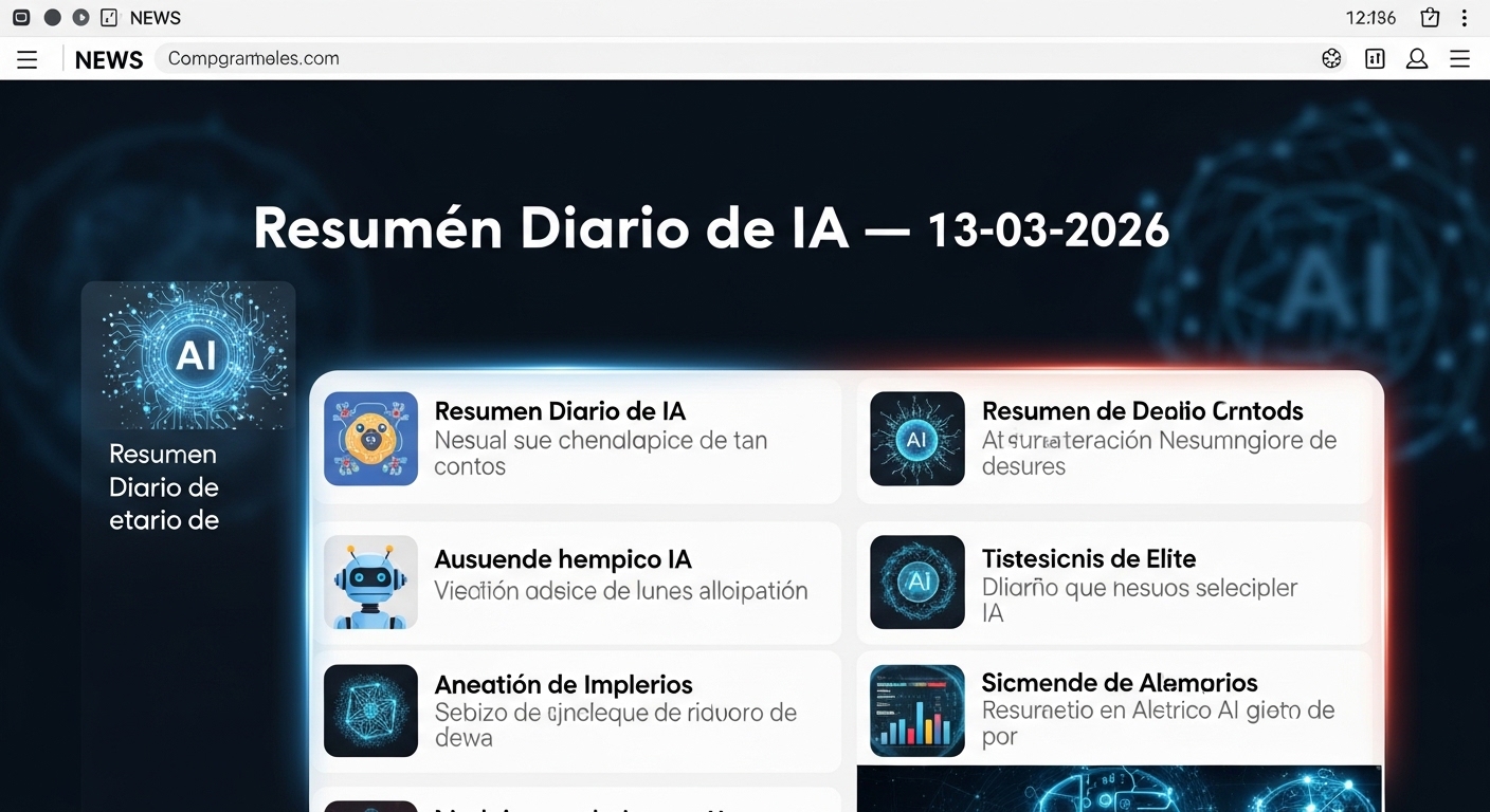 Resumen Diario de IA — 13-03-2026