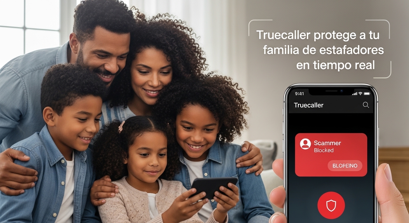 Truecaller protege a tu familia de estafadores en tiempo real