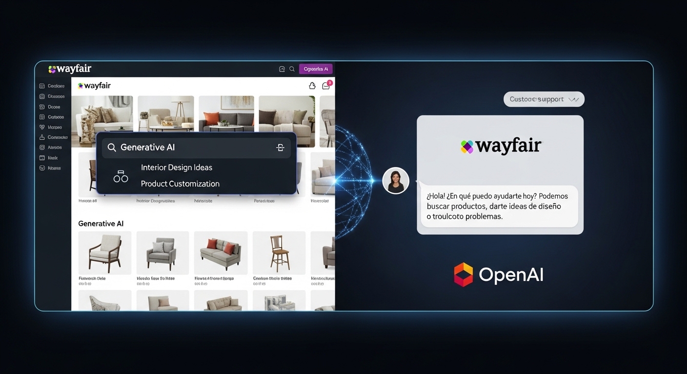 Wayfair y OpenAI: Catálogo y Soporte con IA Generativa