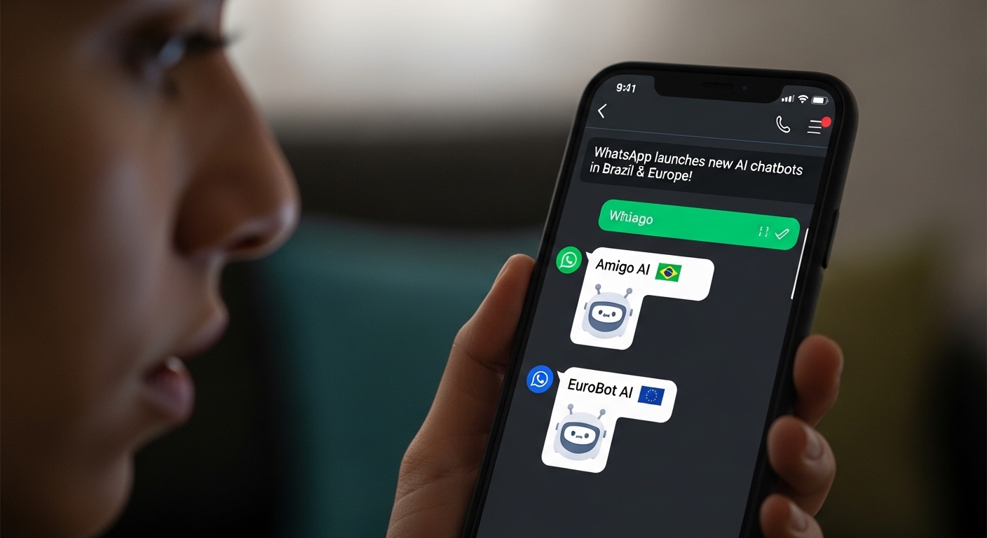 WhatsApp abre chatbots de IA rivales en Brasil y Europa