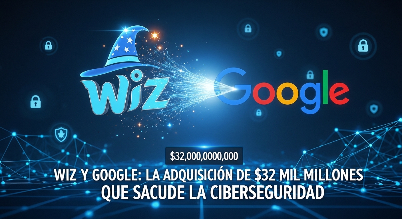 Wiz y Google: La Adquisición de 32,000 MDD que Sacude la Ciberseguridad