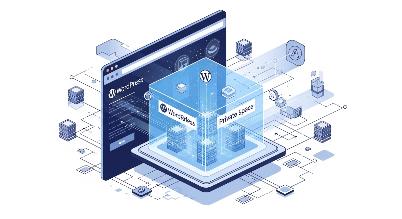WordPress lanza espacio privado sin servidor en el navegador