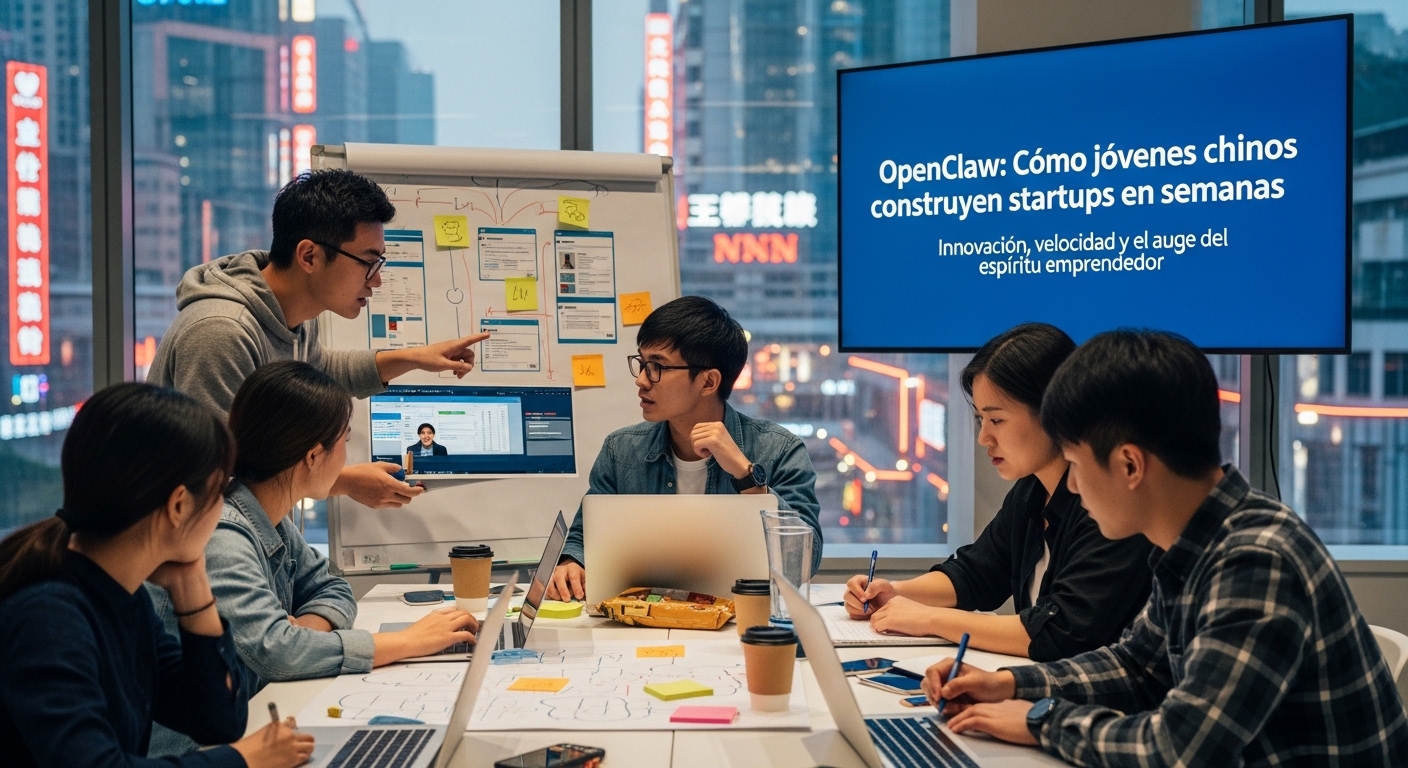 OpenClaw: Cómo jóvenes chinos construyen startups en semanas