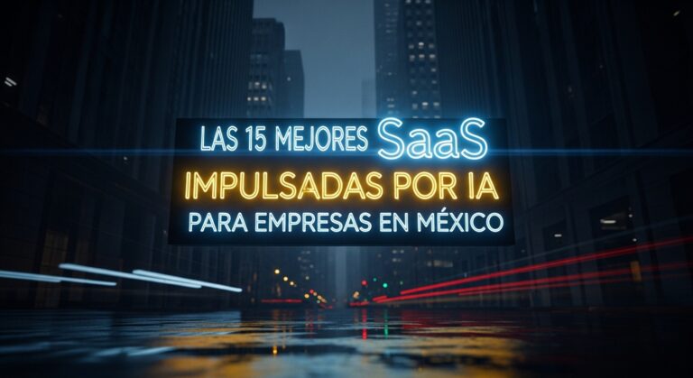 Los 15 Mejores SaaS con IA para Empresas en México