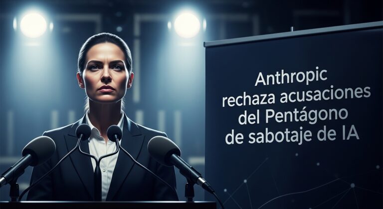 Anthropic rechaza acusaciones del Pentágono sobre sabotaje de IA