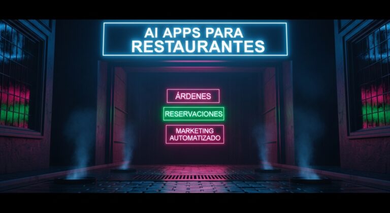Apps con IA para Restaurantes: Pedidos, Reservas y Marketing Automático