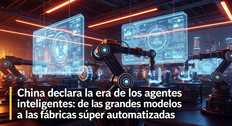 China declara la era de los agentes inteligentes: de modelos grandes a fabricas super-automatizadas