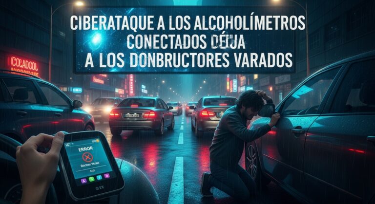 Ciberataque a alcoholímetros conectados deja conductores varados