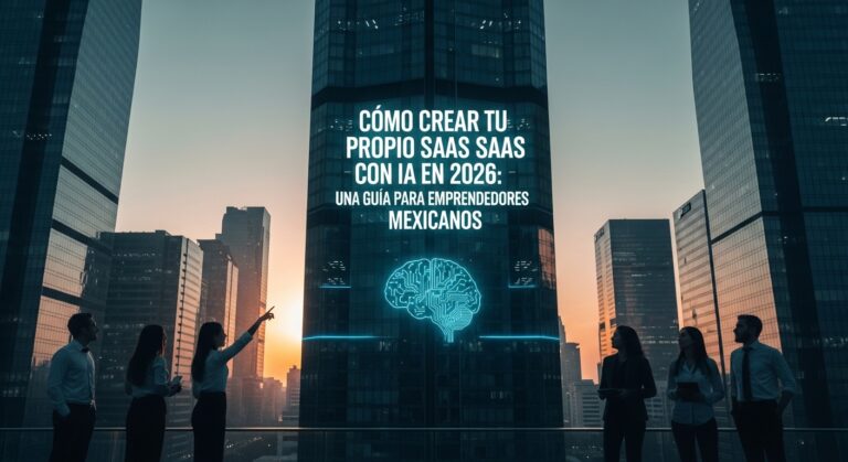 Cómo Crear tu Propio SaaS con IA en 2026: Guía para Emprendedores Mexicanos