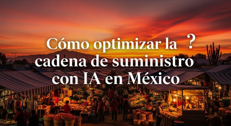 Cómo Optimizar Cadena de Suministro con IA México