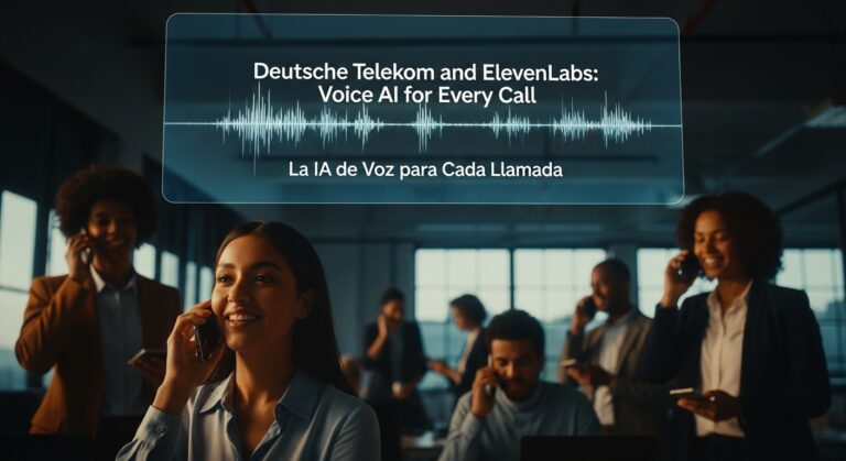 Deutsche Telekom y ElevenLabs: IA de Voz en Toda Llamada