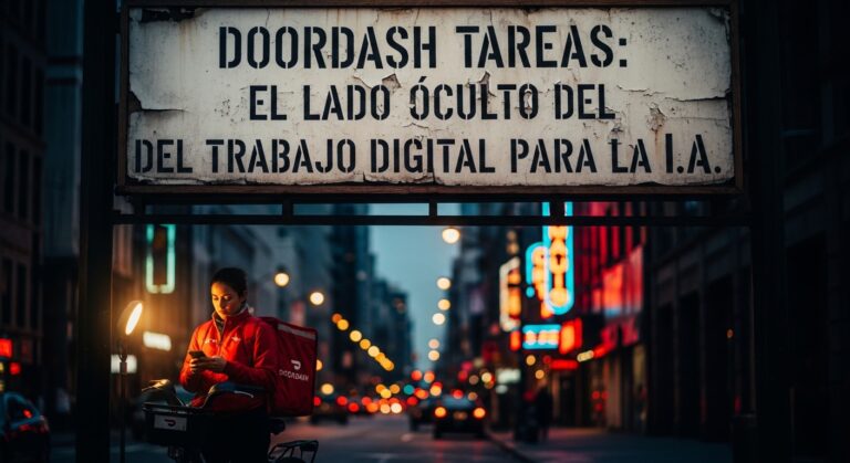 DoorDash Tasks: La cara oculta del trabajo digital para IA