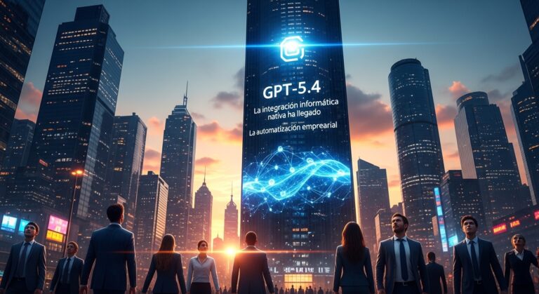 GPT-5.4 trae computer use nativo y apunta directo a la automatizacion empresarial