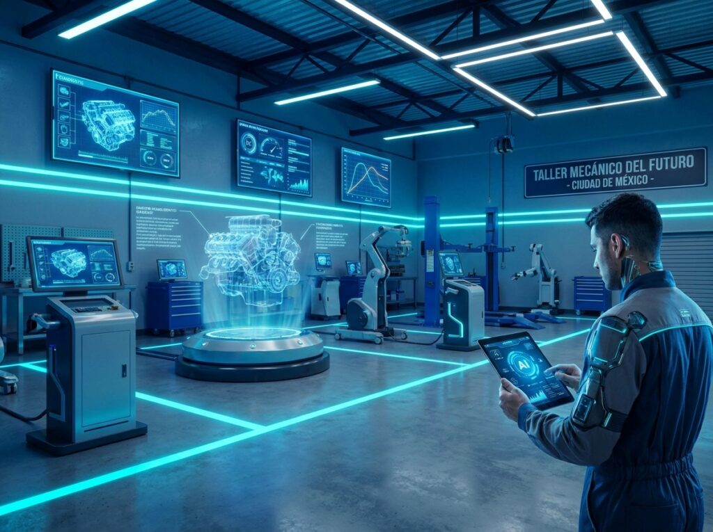 Inteligencia artificial para talleres mecánicos y diagnóstico automotriz México