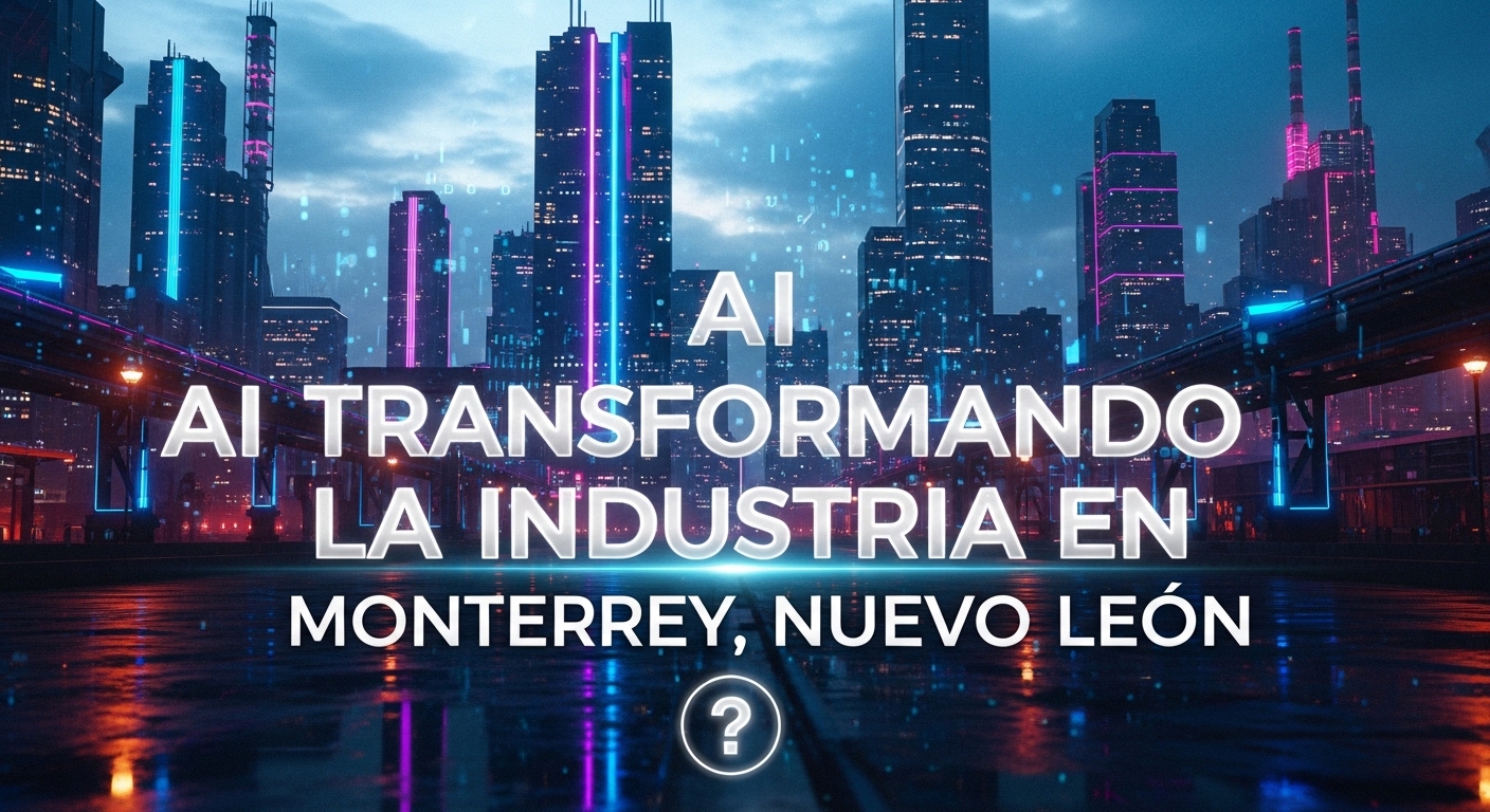 ¿Cómo Está la IA Transformando la Industria en Monterrey y Nuevo León?