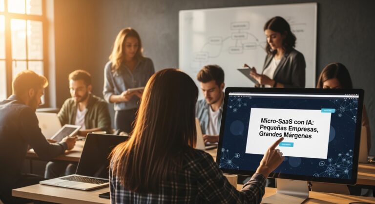 Micro-SaaS con IA: Negocios Pequeños, Márgenes Grandes