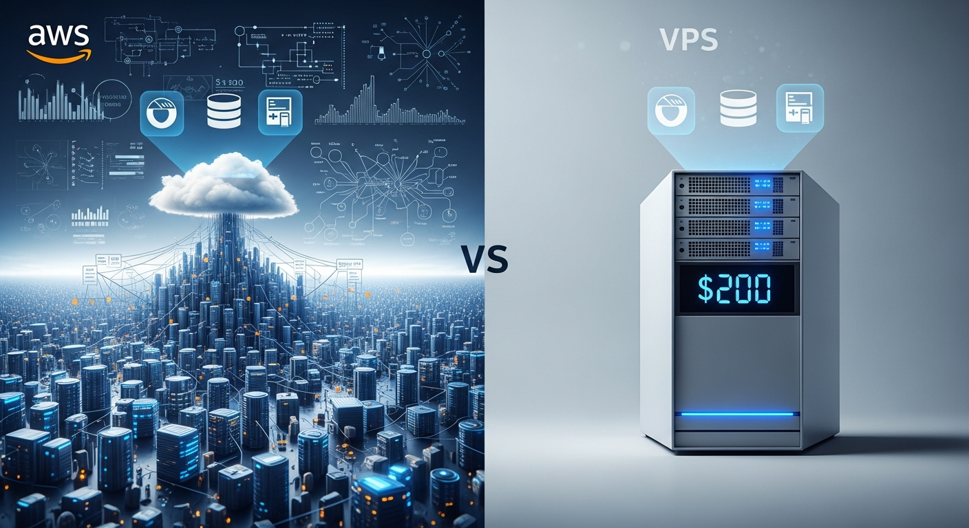 ¿Necesitas AWS o un VPS de $200 Basta para tu SaaS?