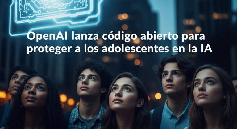OpenAI lanza código abierto para proteger a adolescentes en IA