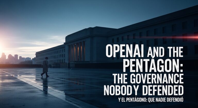 OpenAI y el Pentágono: La Gobernanza que Nadie Defendió