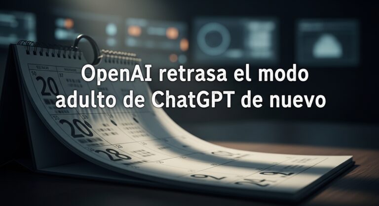 OpenAI retrasa de nuevo el modo adulto de ChatGPT