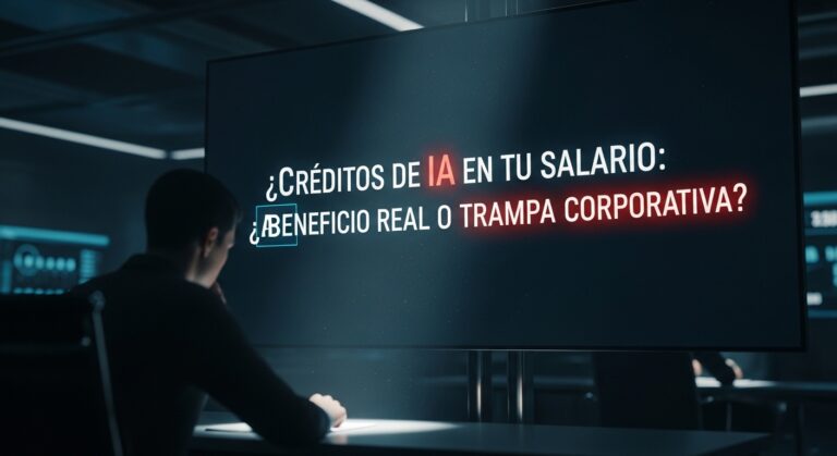 Créditos de IA en tu salario: ¿beneficio real o trampa corporativa?