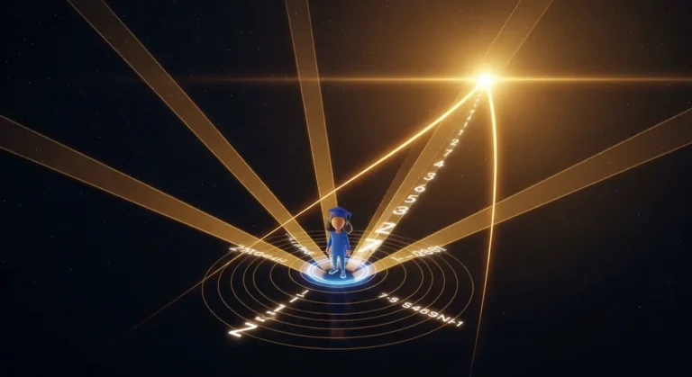Sala de aprendizaje futurista con pods individuales y burbujas holográficas de inteligencia artificial por estudiante