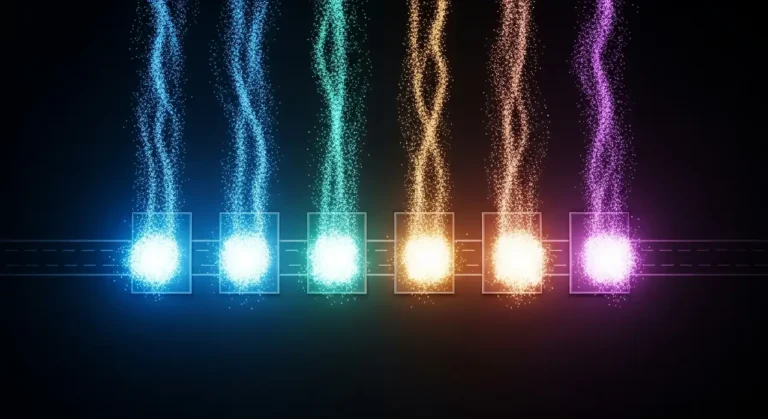 Tecnología de inteligencia artificial avanzada visualizada con elementos digitales y flujos de información